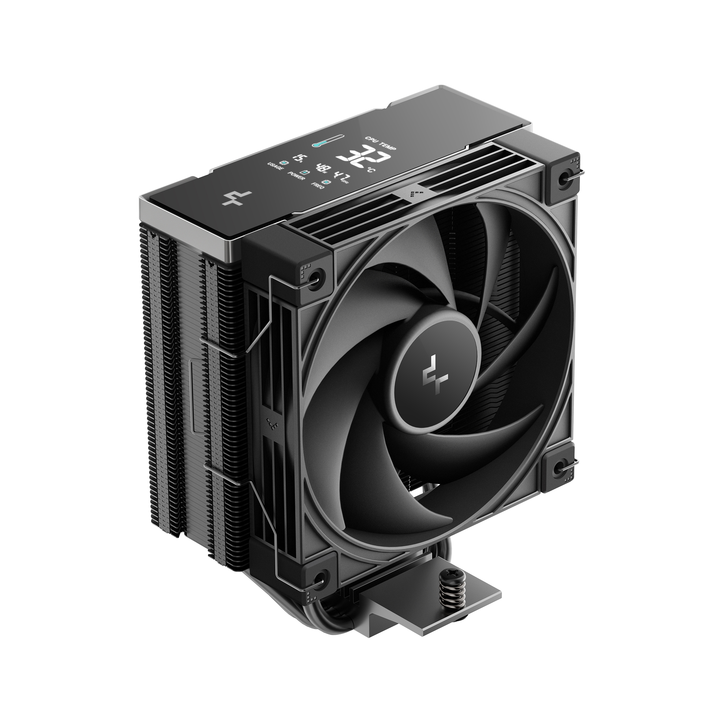 DeepCool AK400 G2 Digital NYX Processor Luftkøler 12 cm Sort 1 stk