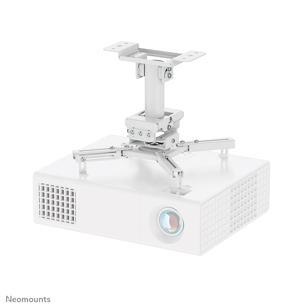 Neomounts CL25-530WH1 mounting kit - full-motion - for projector - easy-install height 25.5 cm - white