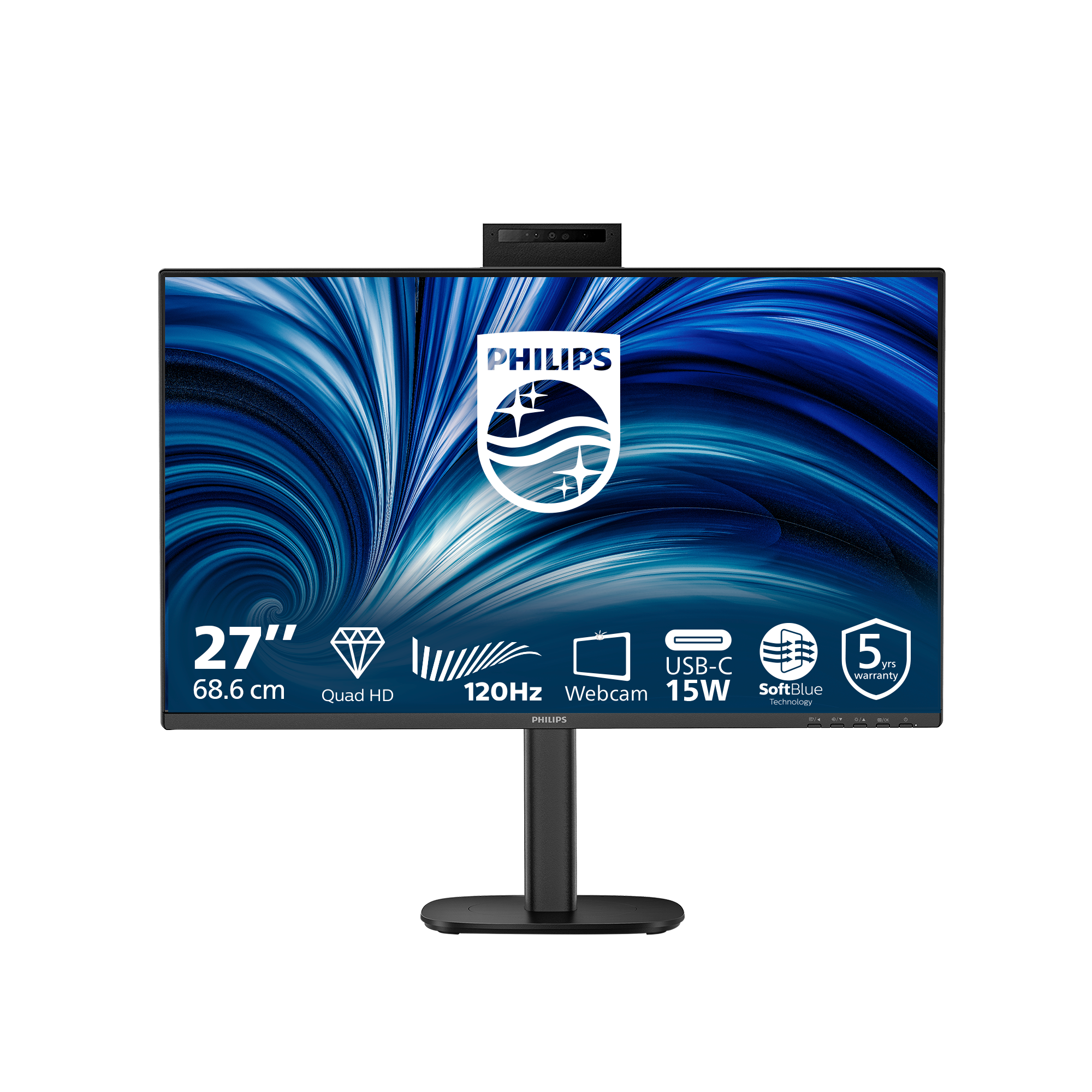Philips 27B2N3500JH 27' IPS 2560 x 1440 (2K) HDMI DisplayPort 120 Hz