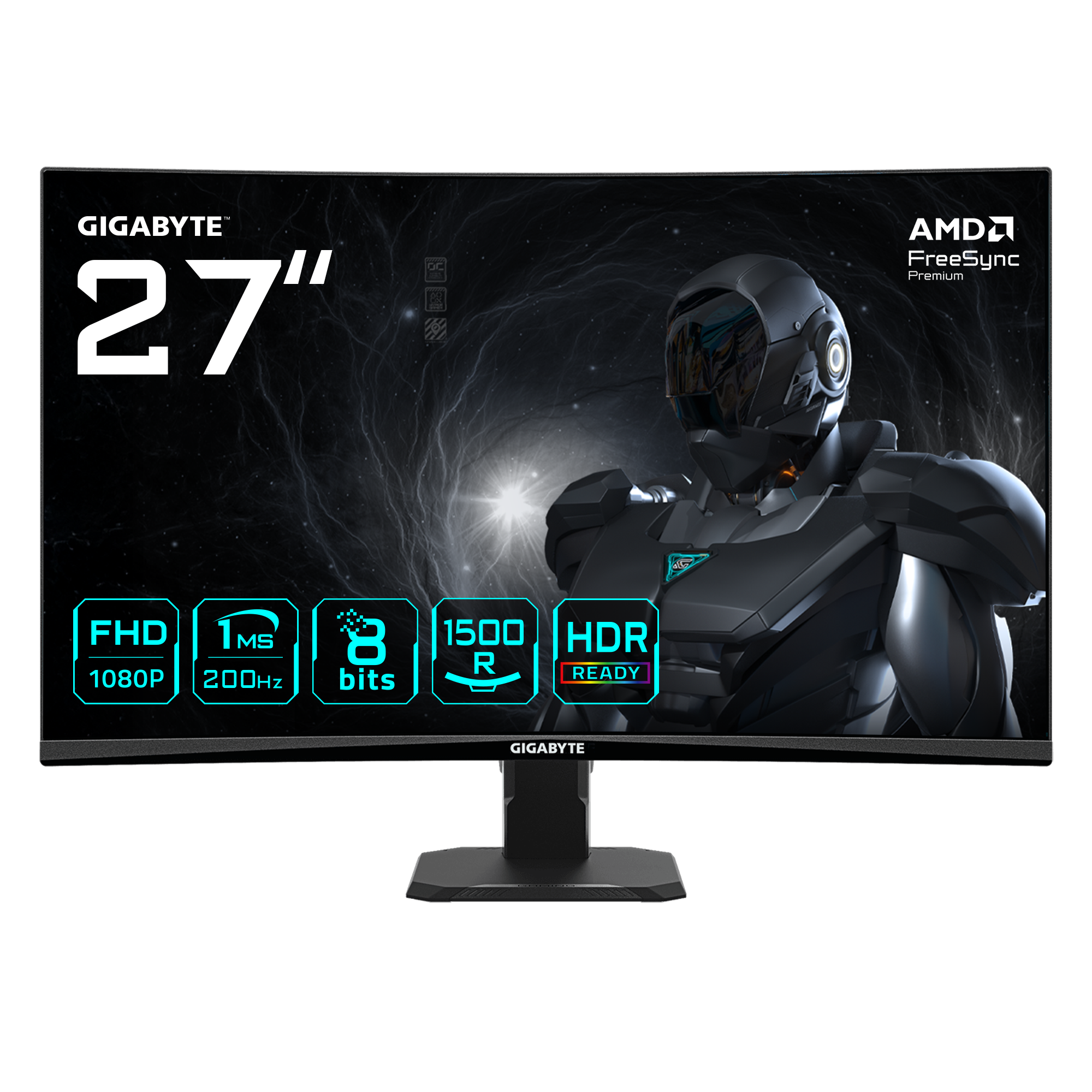 GIGABYTE GS27FCA 27' VA 1920 x 1080 (Full HD) HDMI DisplayPort 200 Hz