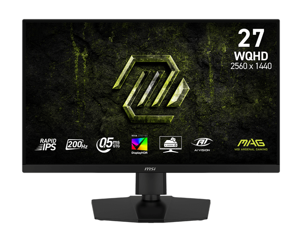 MSI MAG 274QPF E20 27' Rapid IPS 2560 x 1440 (2K) HDMI DisplayPort 200 Hz