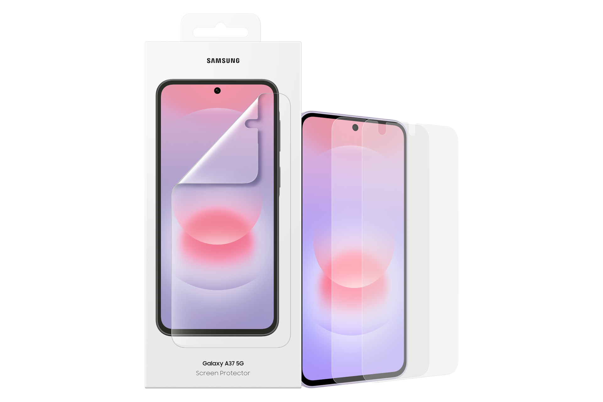 Samsung EF-UA376CTEGWW Skærm og -bagsidebeskytter til mobiltelefon Klar skærmbeskytter 2 stk