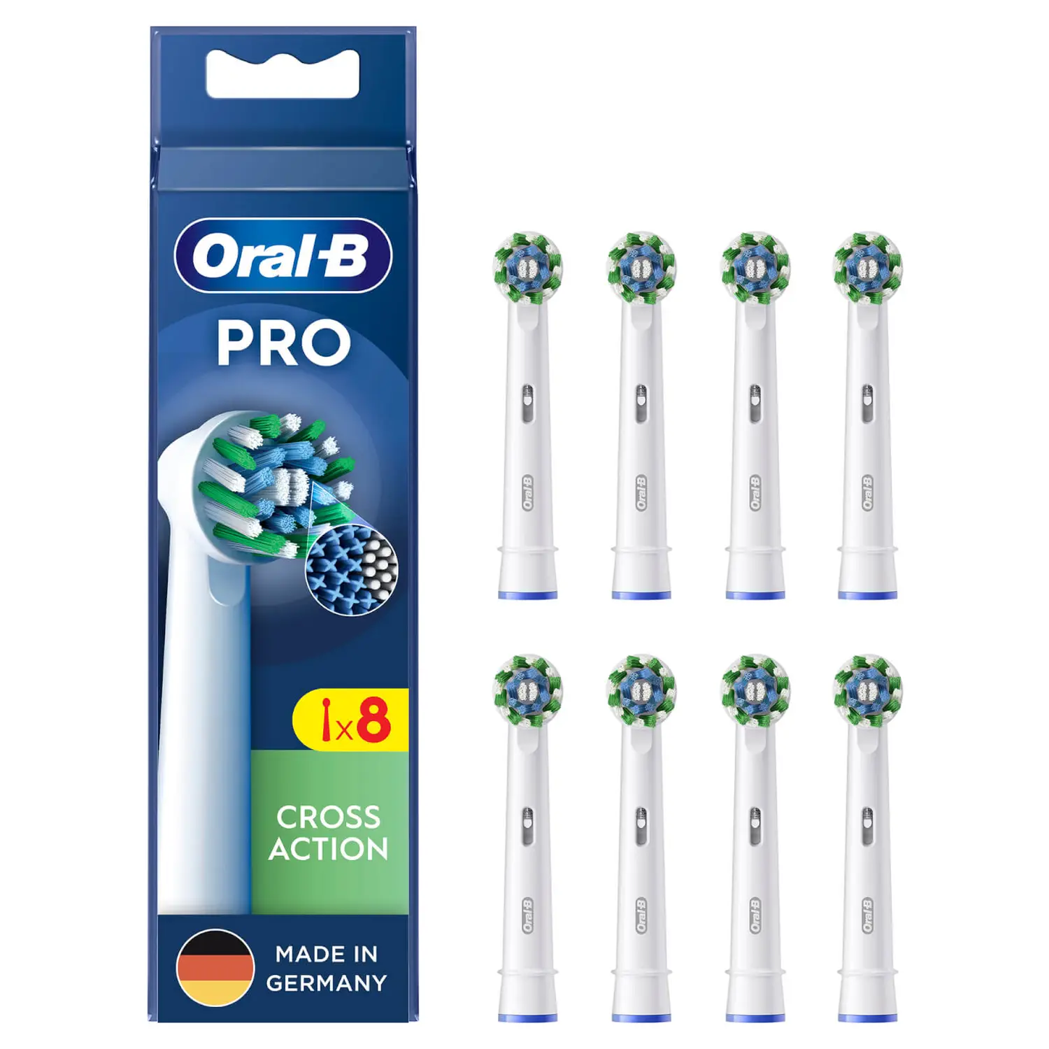 Oral-B CrossAction 8 stk Hvid
