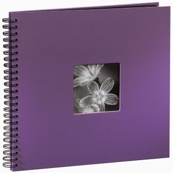 Hama "Fine Art" Spiral Album, purple, 34x32/50 fotoalbum og arkbeskyttelse Lilla 10 x 15, 13 x 18
