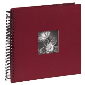 Hama Spiral Album "Fine Art", burgundy, 34x32/50 fotoalbum og arkbeskyttelse Rød 300 ark 10 x 15, 13 x 18