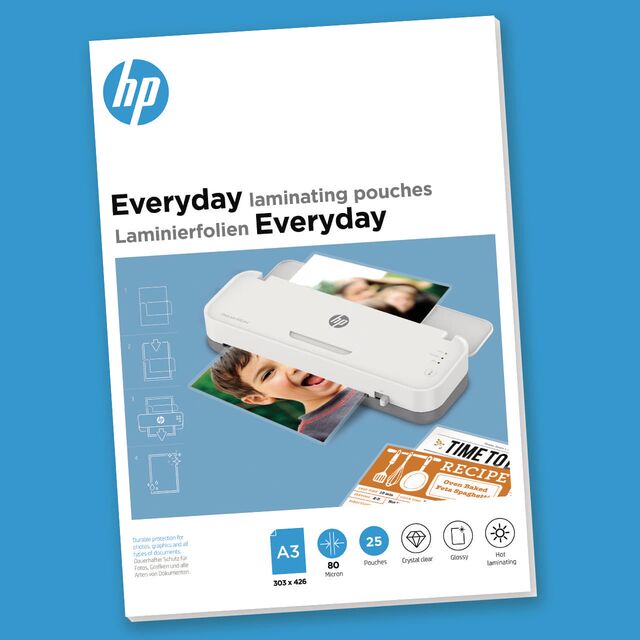 HP Laminierfolien Everyday A3 80 Micron 25x
