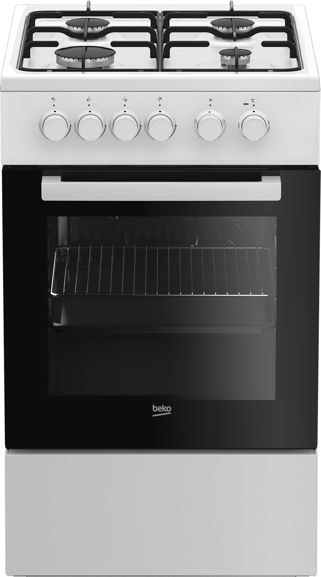 Beko FSS52020DW Fritstående komfur Elektrisk Gaskomfur Hvid