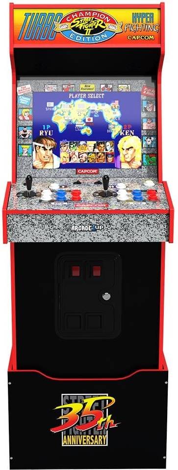 ARCADE 1 UP STREET FIGHTER LEGACY 14-IN-1 WIFI ENABLED ARCADE MACHINE Arkademaskine - GEEKD.dk