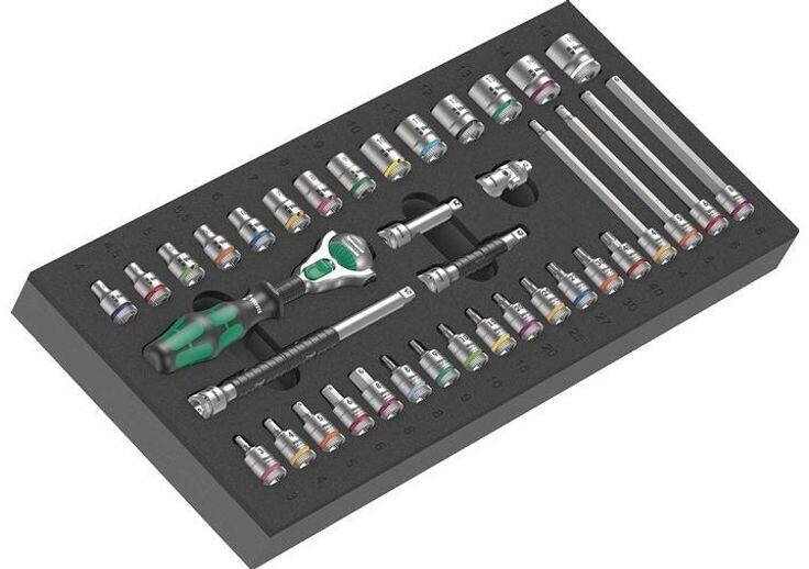 Wera Zyklop Værktøjssæt 1/4 Tomme 37 Dele