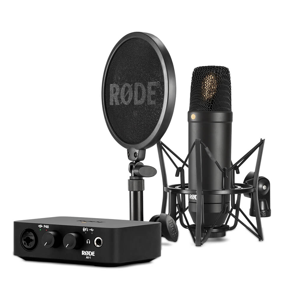 Røde Mikrofon Nt1 Signature Ai-1 Studio Kit Mk2 1 Mikrofon 1 Audio Interface