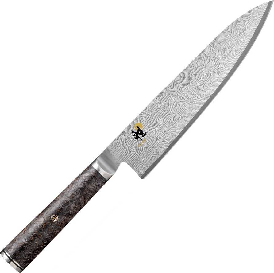 MIYABI Gyutoh, 200 mm MIYABI black Gyutoh: Kochmesser zum Schneiden von Fleisch oder zur Zubereitung von großem Gemüse (34401-201-0)