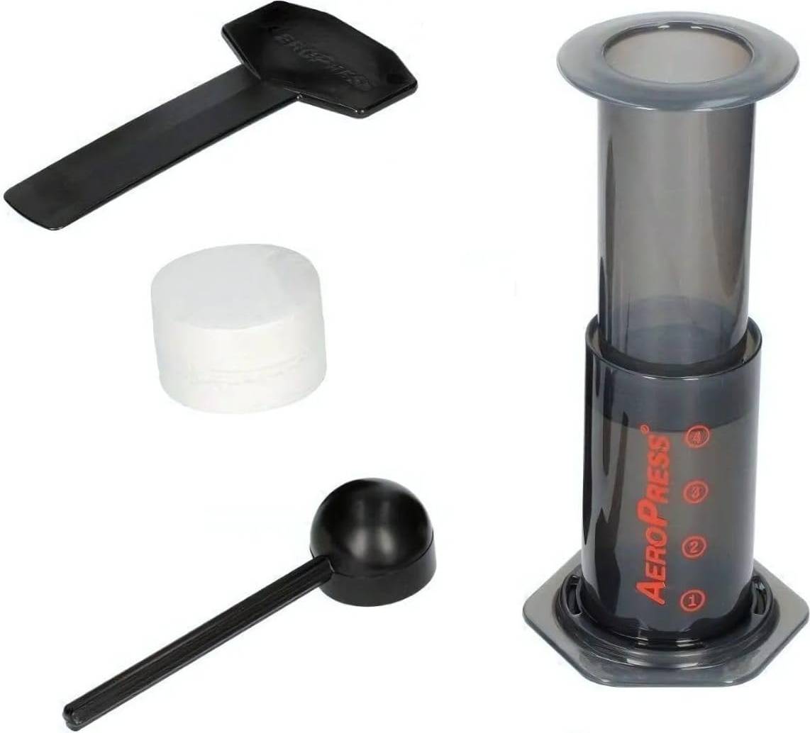 AeroPress Go, 237 L, Sort, 3 kopper, Plast, 90 mm, 90 mm