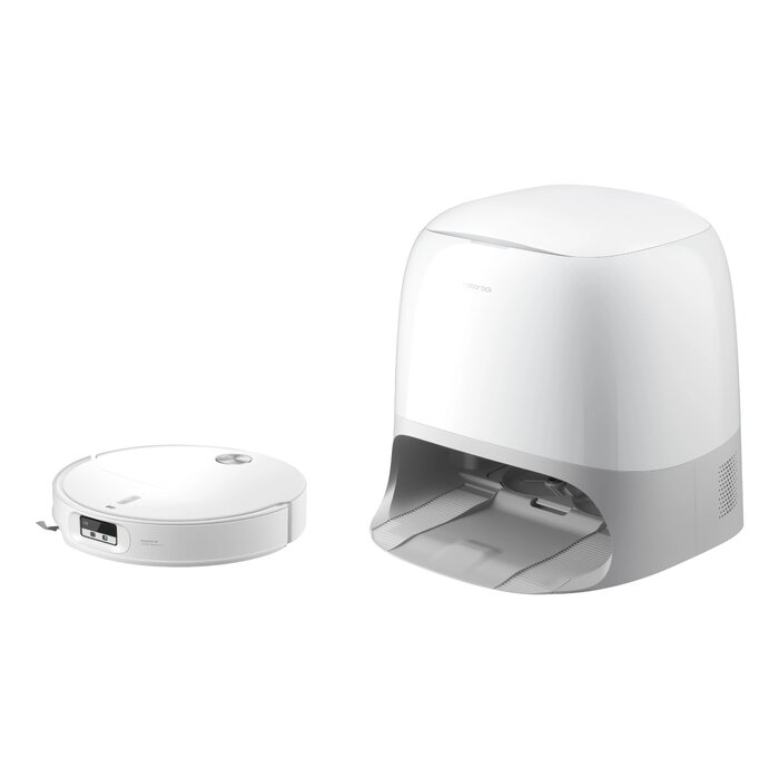 Roborock Qrevo Curv 2 ProX, Støvpose, Hvid, Rund, 3 hjul, 79,8 mm