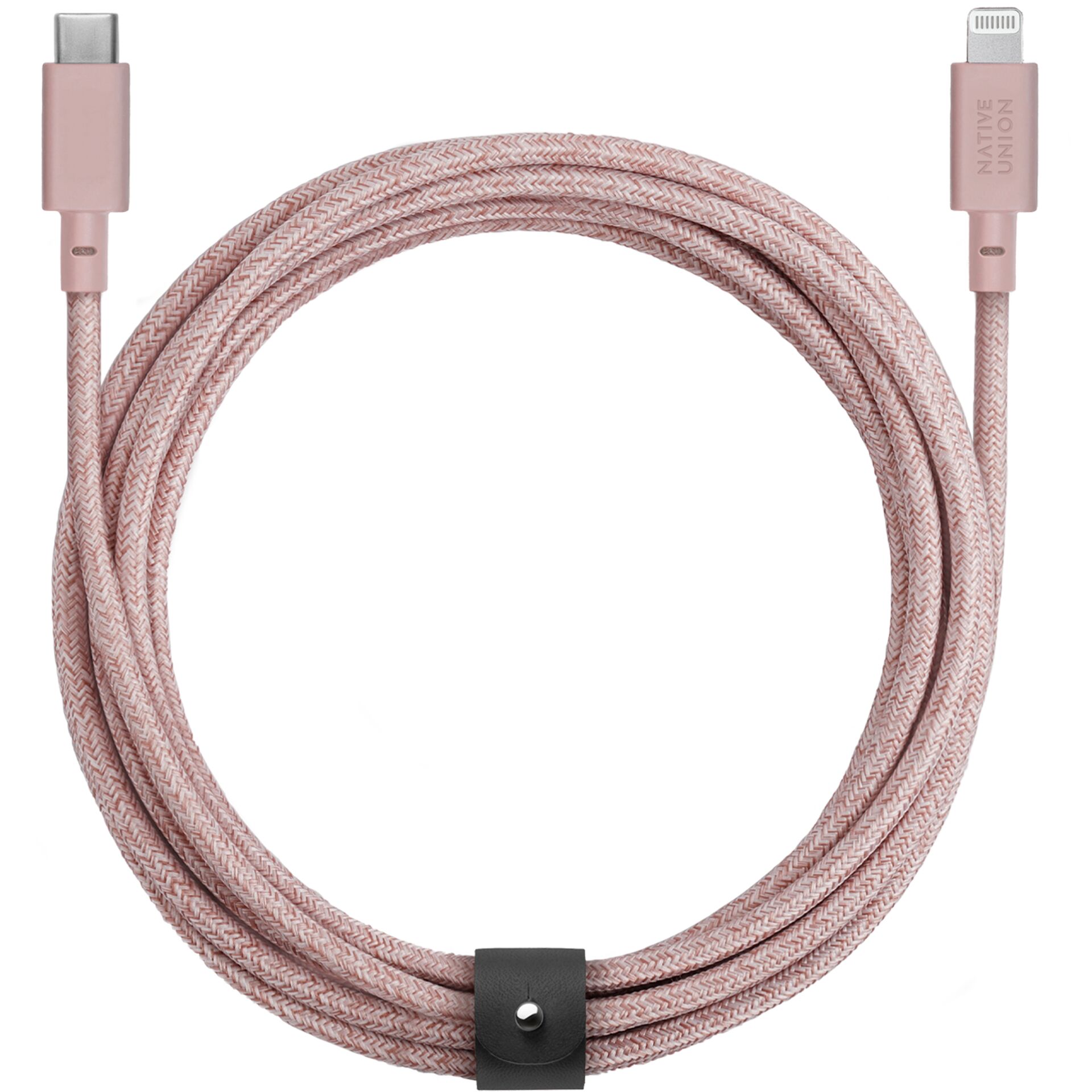 Native Union Belt USB-C auf Lightning Kabel'Rosa 3.0 m