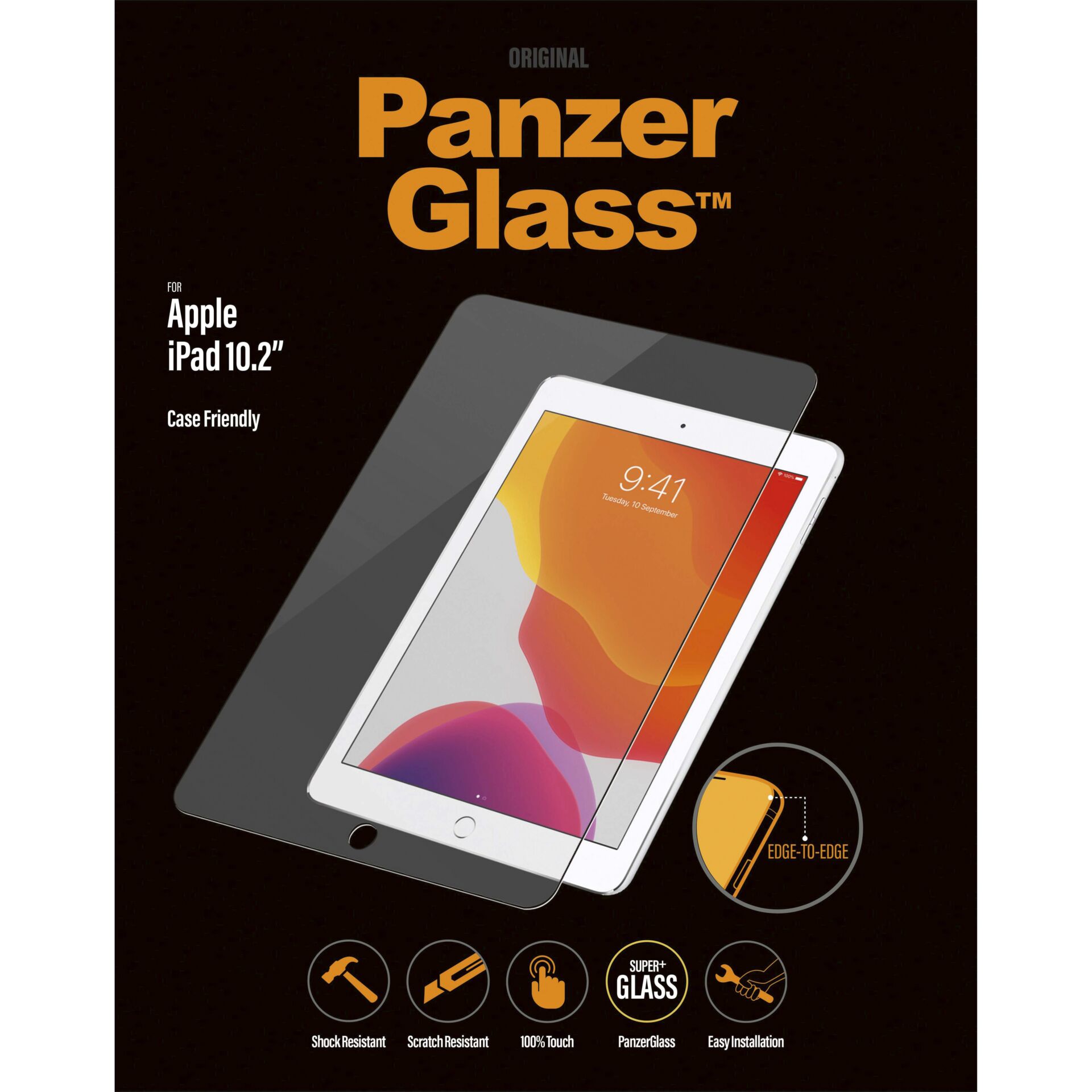 PanzerGlass Case Friendly 10.2' for Apple 10.2-inch iPad (7. generation)