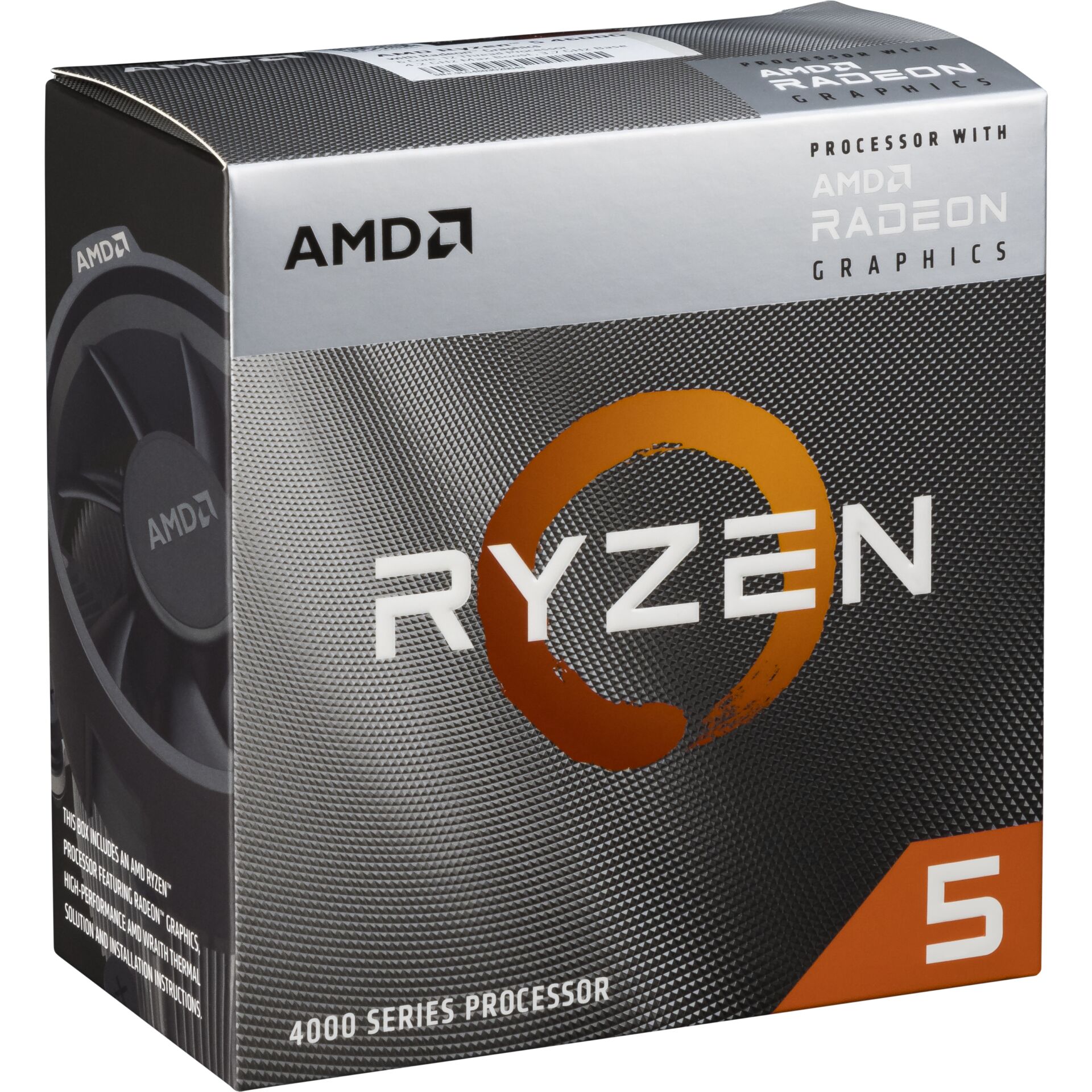 AMD CPU Ryzen 5 4600G 3.7GHz 6 kerner  AM4 (PIB - m/køler)