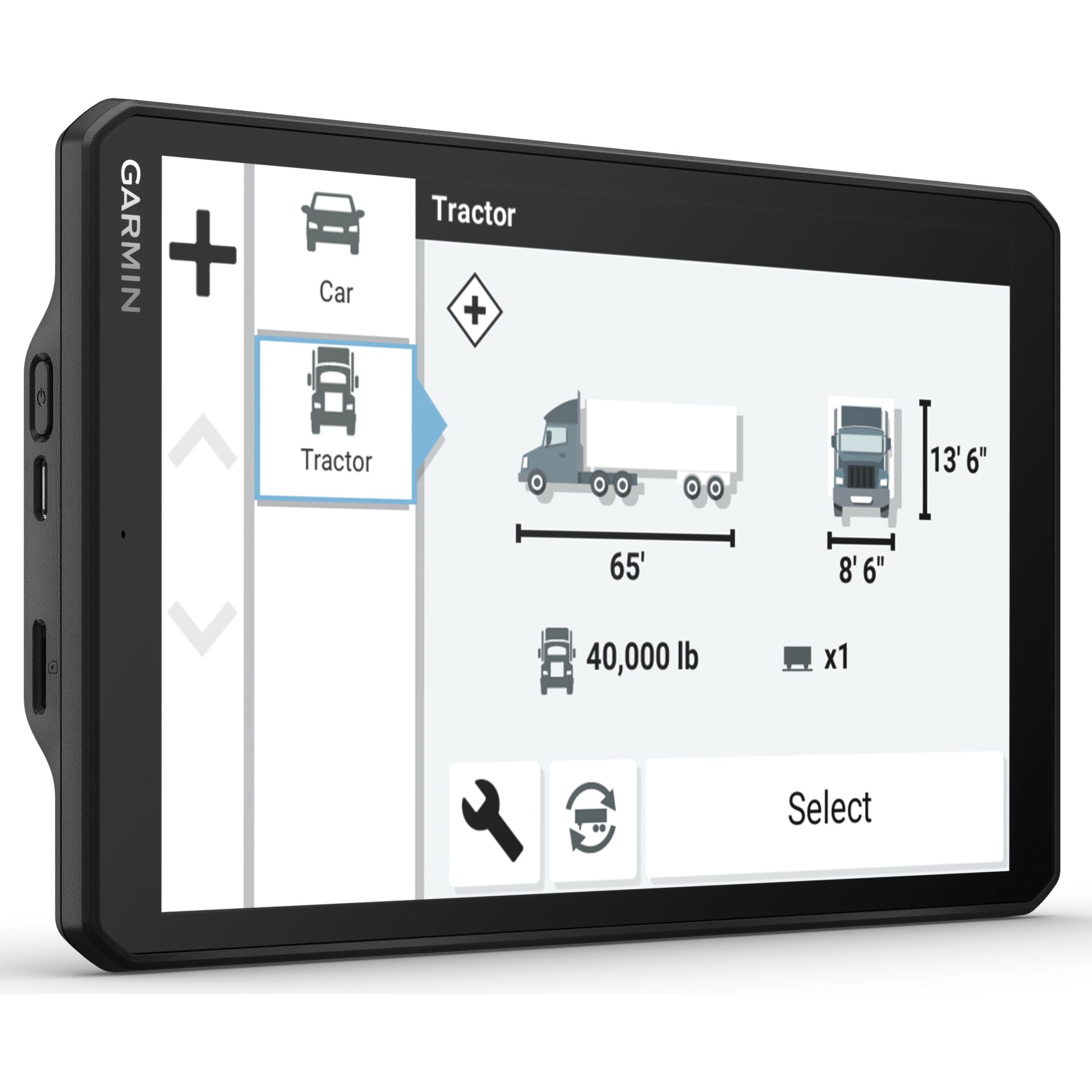 Garmin DEZL LGV810 GPS navigator 9'