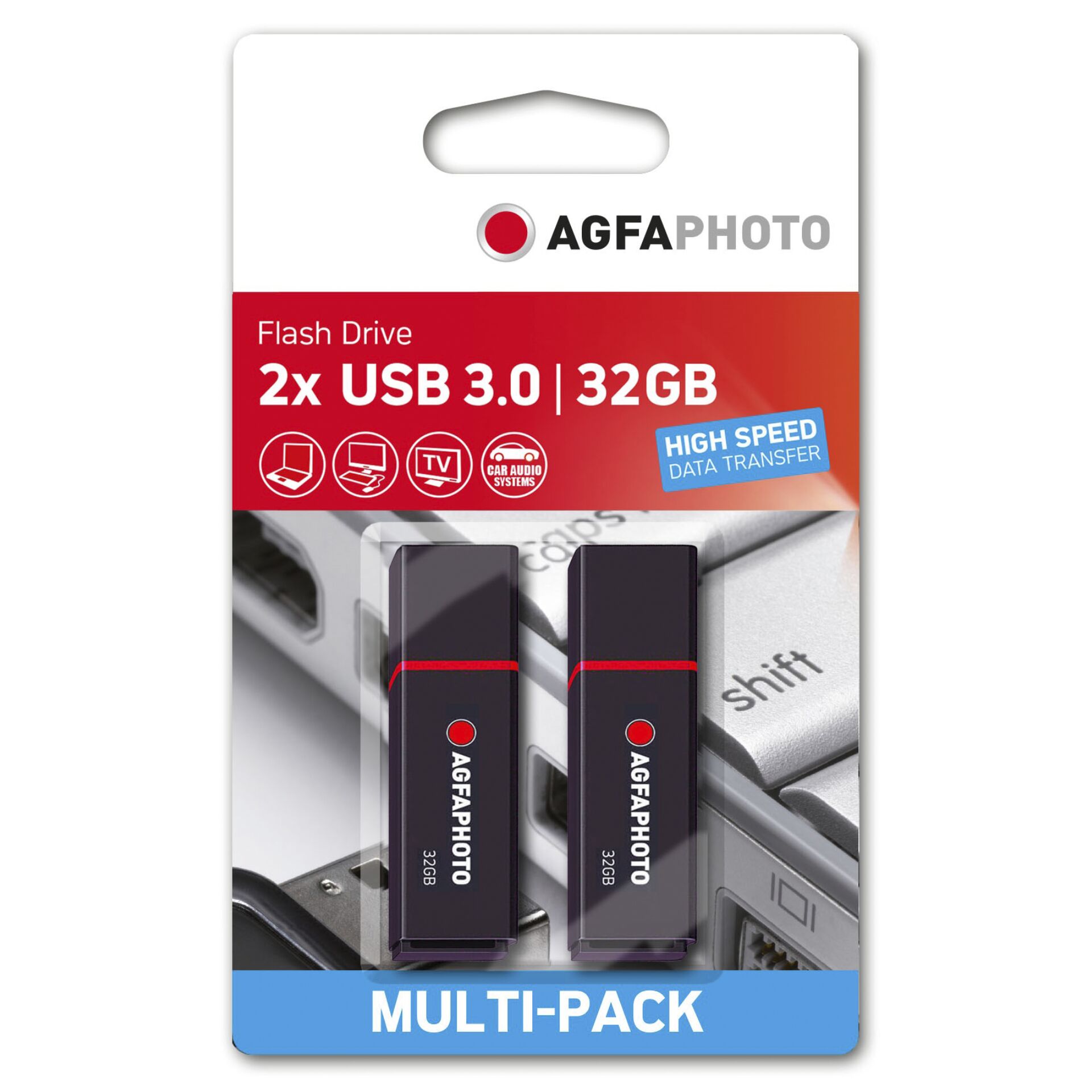 AgfaPhoto USB 3.2 Gen 1     32GB black MP2