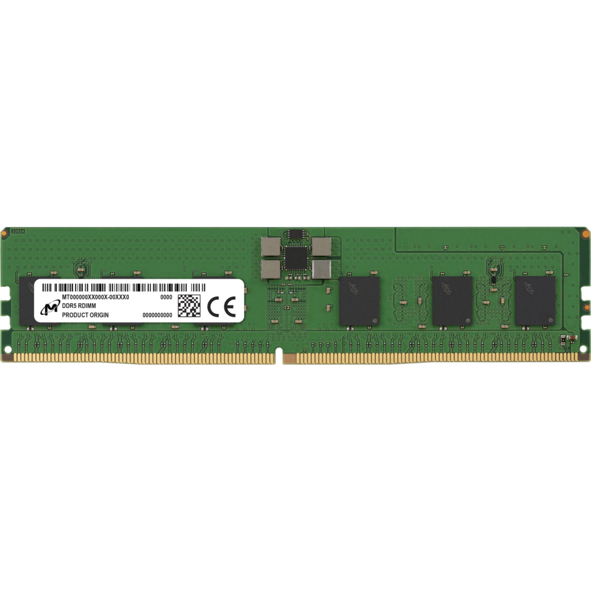 16GB Micron DDR5 PC5 38400-4800MHz 1Rx8 CL40 RDIMM