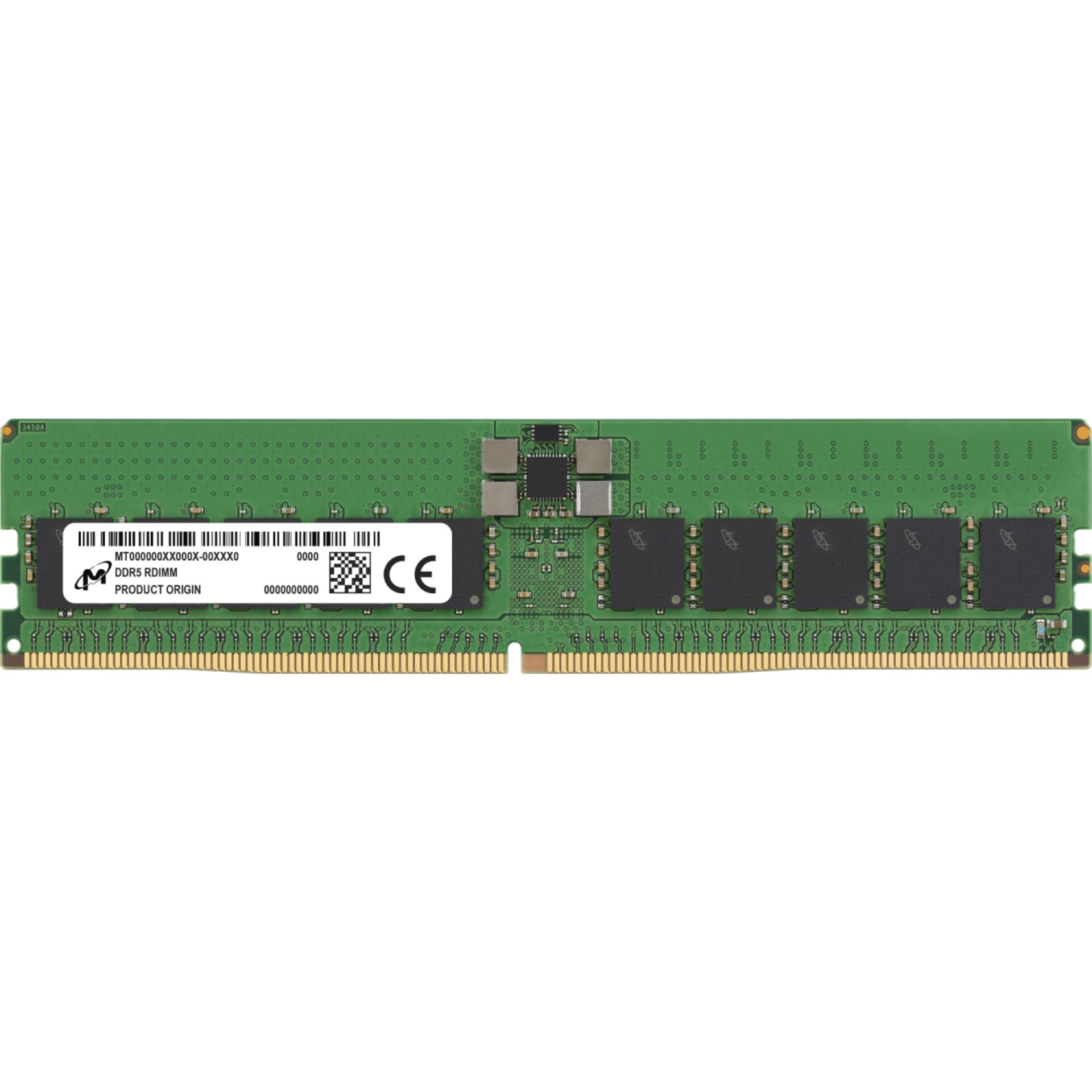 32GB Micron DDR5 PC5 38400-4800MHz 2Rx8 CL40 RDIMM