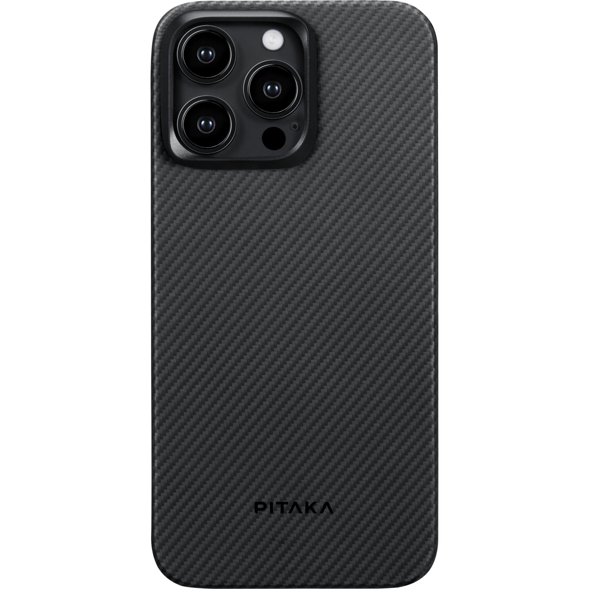 Pitaka MagEZ Case for iPhone 15 Pro Max (Black/Grey Twill) 600D