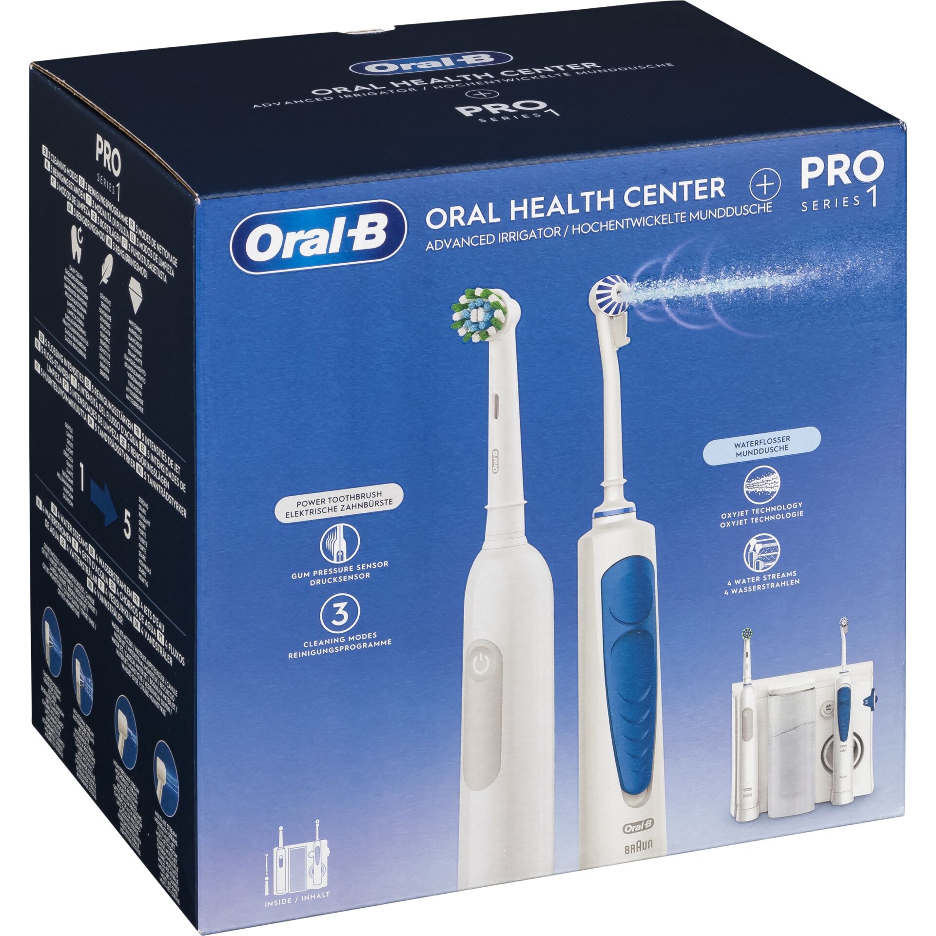 Oral-B Center OxyJet Munddusche + Oral-B Pro 1