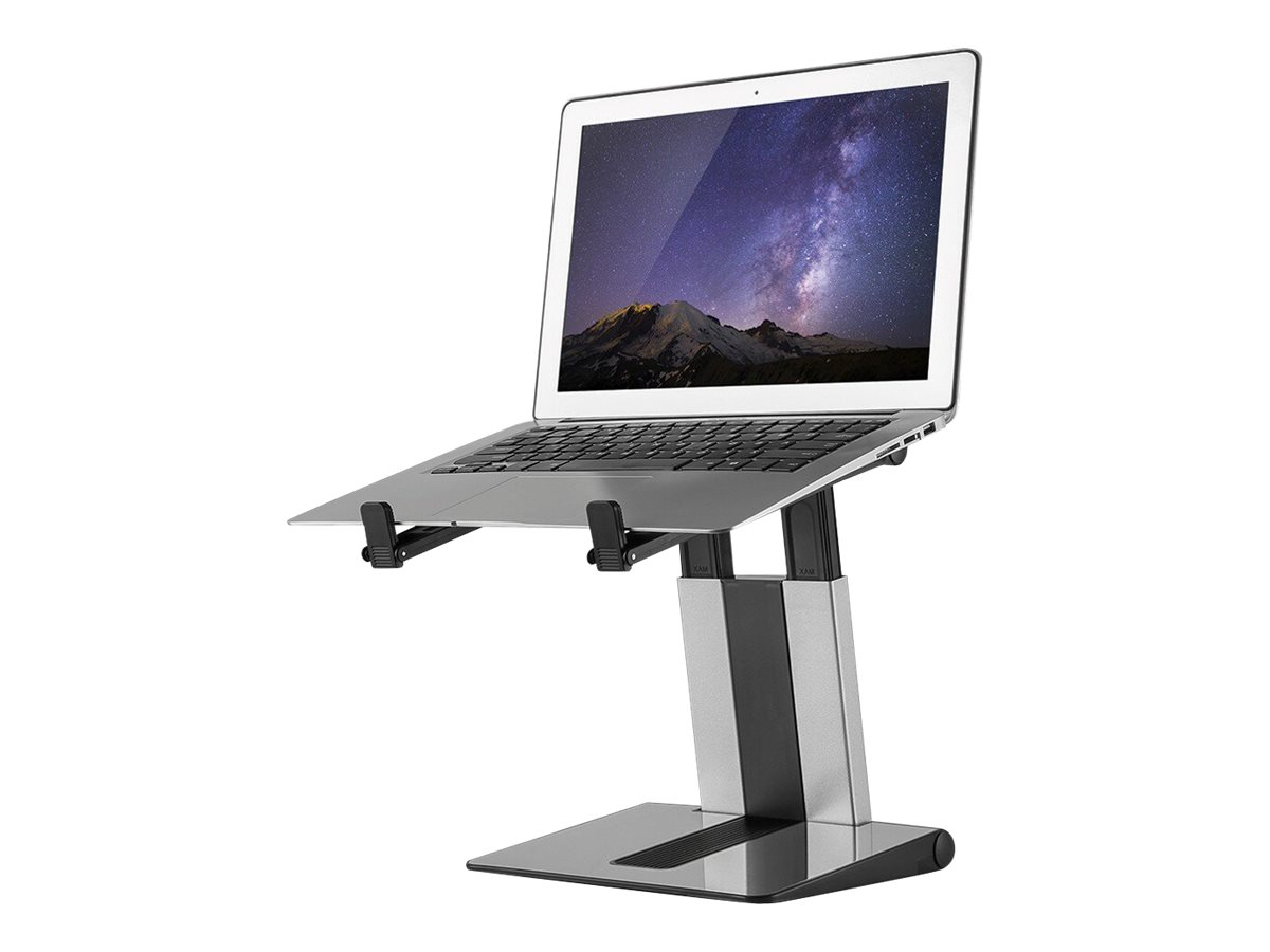 Laptop stander Neomounts NSLS200 - justerbar, foldbar, anti-skrid (sølv/grå)