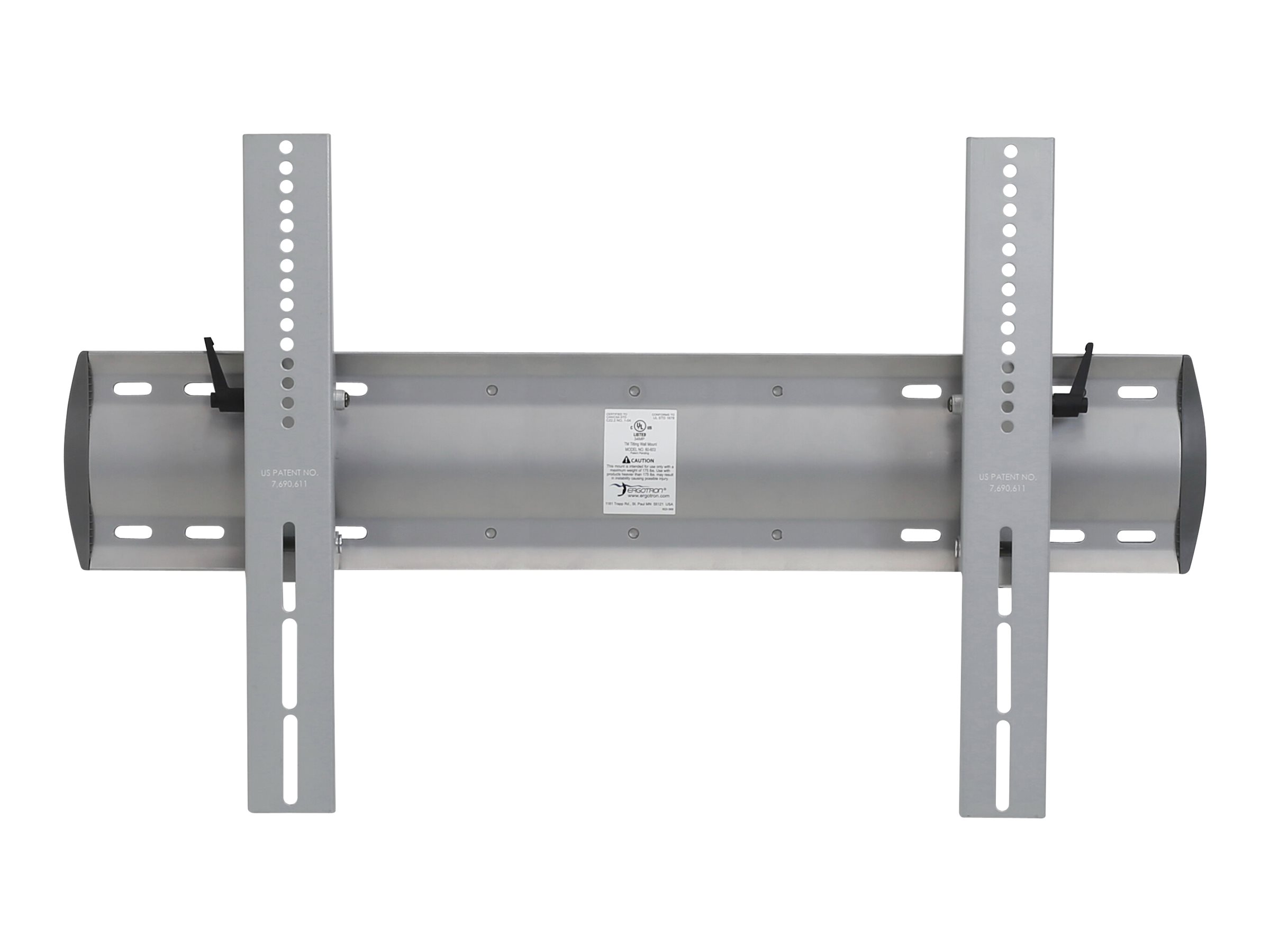 Ergotron TM Tilting Wall Mount XL - Maks 79 kg - Maks størrelse From 42"