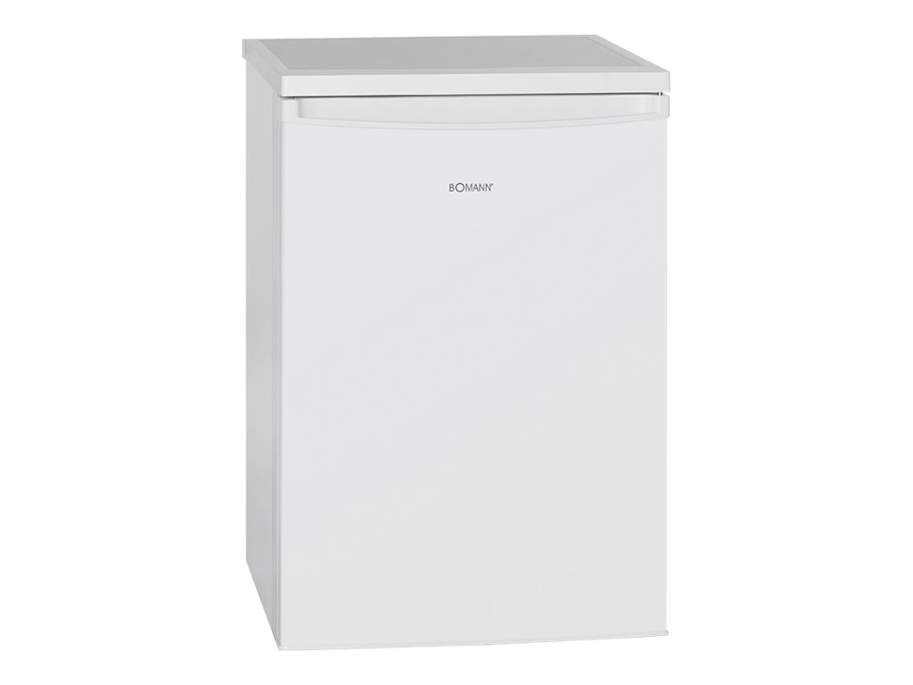 Bomann VS 2185 - Køleskab - bredde: 56 cm - dybde: 57.6 cm - højde: 84.5 cm - 133 liter - Klasse E - hvid