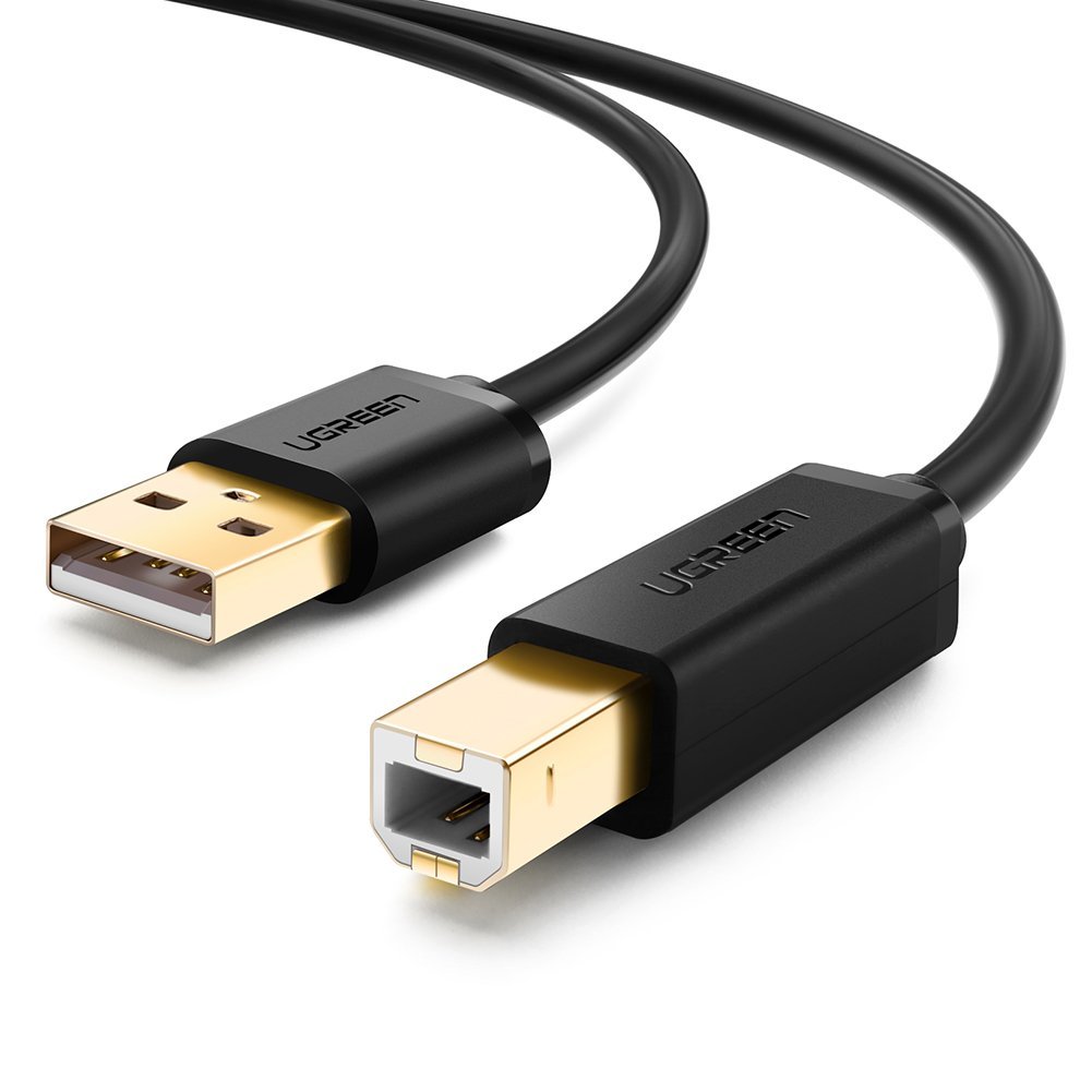 Ugreen 10350, 1,5 m, USB A, USB B, USB 2.0, Sort