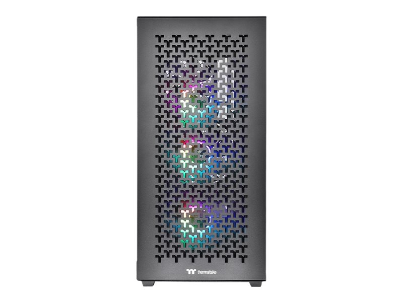 Thermaltake V Series V350 TG ARGB Air Tårn ATX Ingen strømforsyning Sort