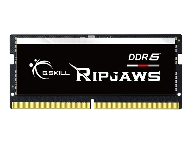 G.Skill Ripjaws SODIMM DDR5-4800 - 32GB - CL40 - Single Channel (1 pcs) - Intel XMP - Sort