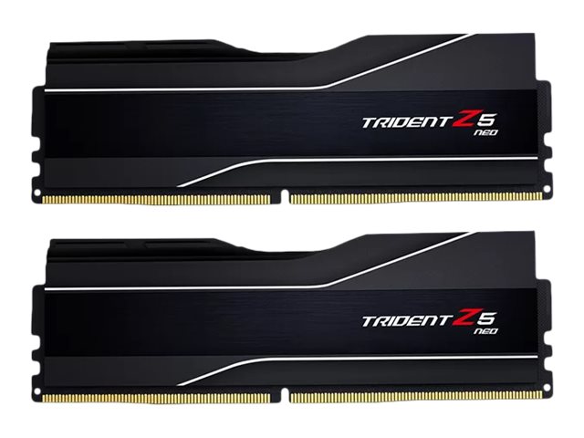 G.Skill Trident Z5 Neo - DDR5 - sæt - 64 GB: 2 x 32 GB - DIMM 288-PIN - 6000 MHz / PC5-48000 - CL30 - 1.4 V - ikke bufferet - ikke-ECC - sort