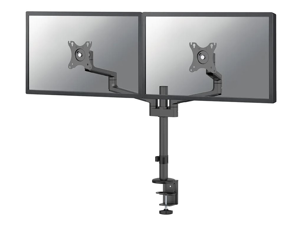 Neomounts DS60-425BL2 mounting kit - full-motion - for 2 monitors - black