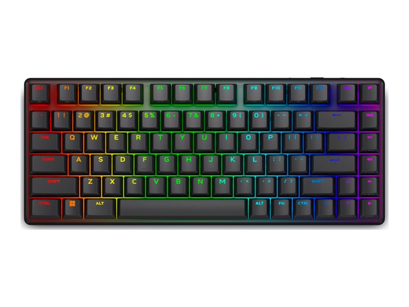 Alienware Pro Wireless Gaming Keyboard Tastatur Mekanisk AlienFX per-nøgle RGB/16,8 millioner farver Trådløs Kablet USA billede