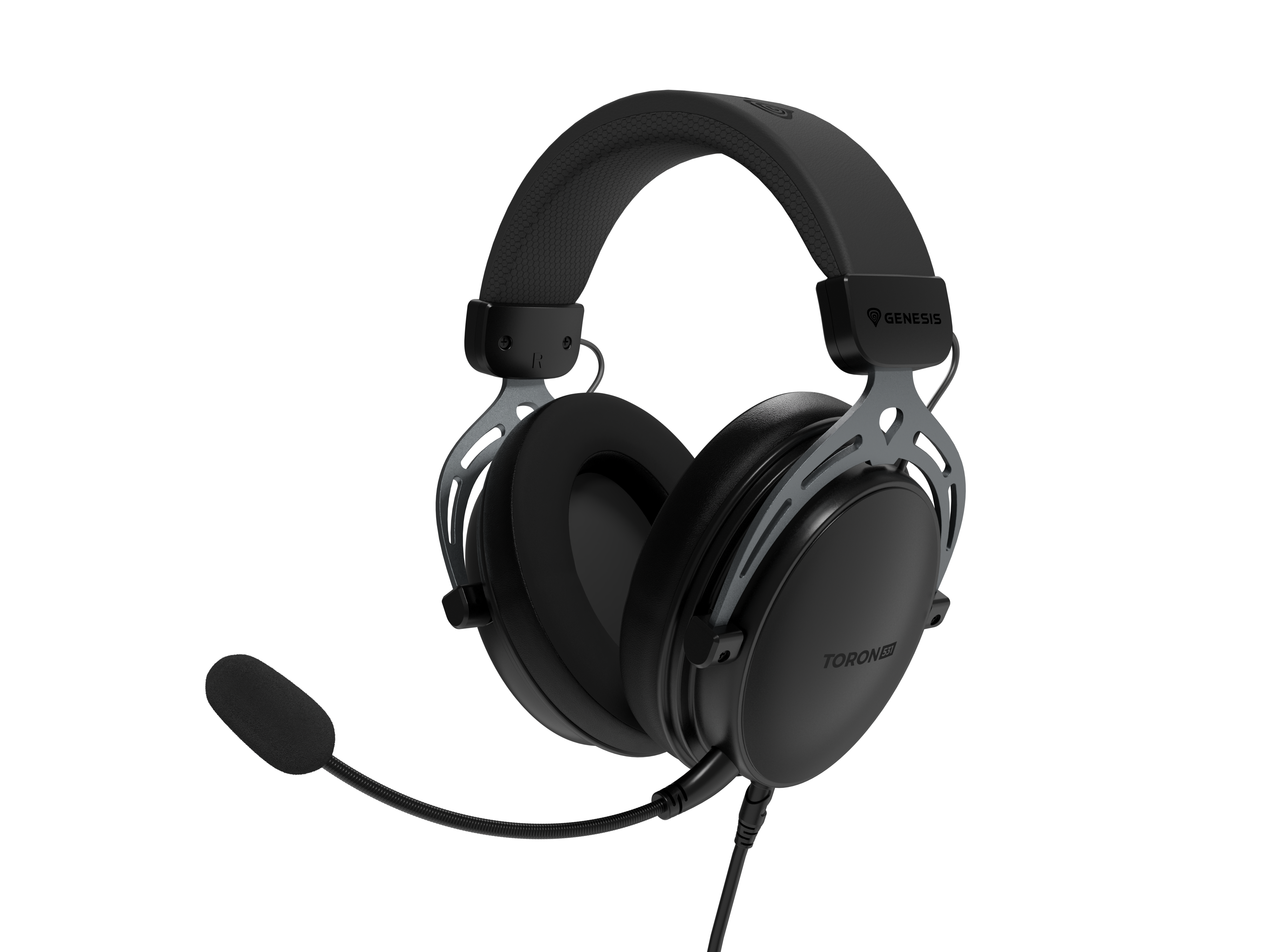 Genesis Toron 531 gaming-headset med mikrofon - sort