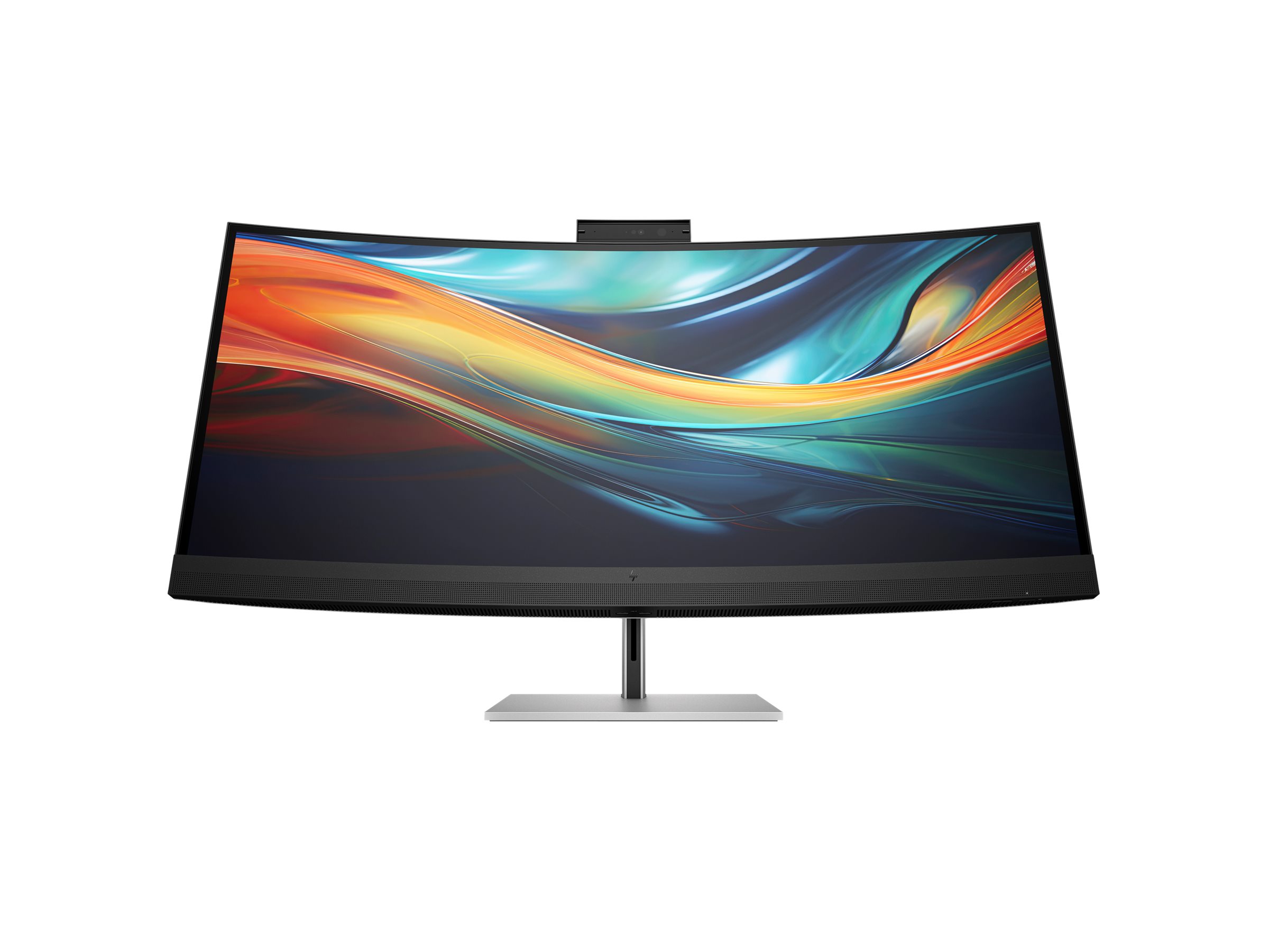 HP 740pm - Series 7 Pro - LED-skærm - kurvet - 40 (39.7 til at se) - 5120 x 2160 WUHD @ 60 Hz - IPS - 300 cd/m² - 1000:1 - 5 ms - 2xThunderbolt 3, HDMI, DisplayPort - højtalere - sort, sølv