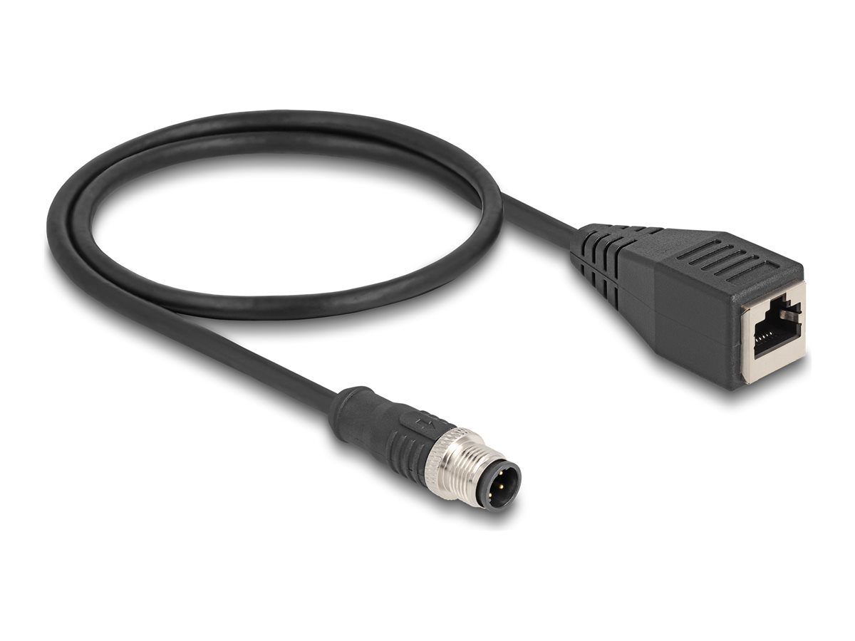 DeLOCK CAT 5e S/FTP 50cm Netværkskabel Sort