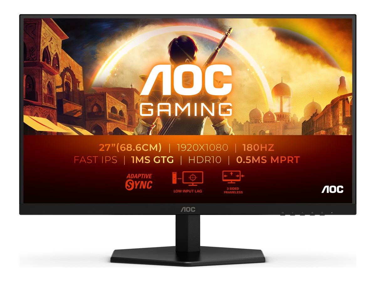 AOC 27G42E Gaming Monitor 27" IPS 1920x1080/16:9/1ms/300cd/m2/ HDMI Skærm - GEEKD.dk