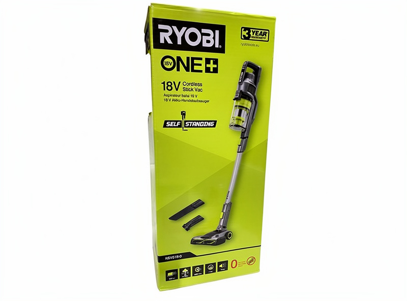 Ryobi RSVS18-0 ONE+ 18V ledningsfri 2-i-1 støvsuger - pind/håndholdt, 30 AW