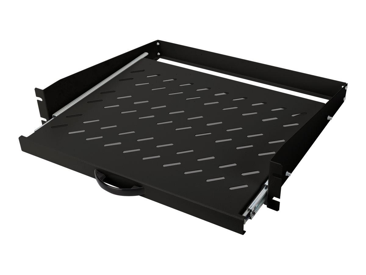 DIGITUS Professional DN-19-TRAY-2-450-SW Extendible Rackhylde Sort