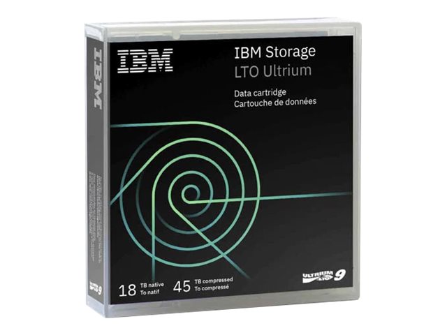 IBM - LTO Ultrium 9 - 18 TB / 45 TB - uden etikette - grøn