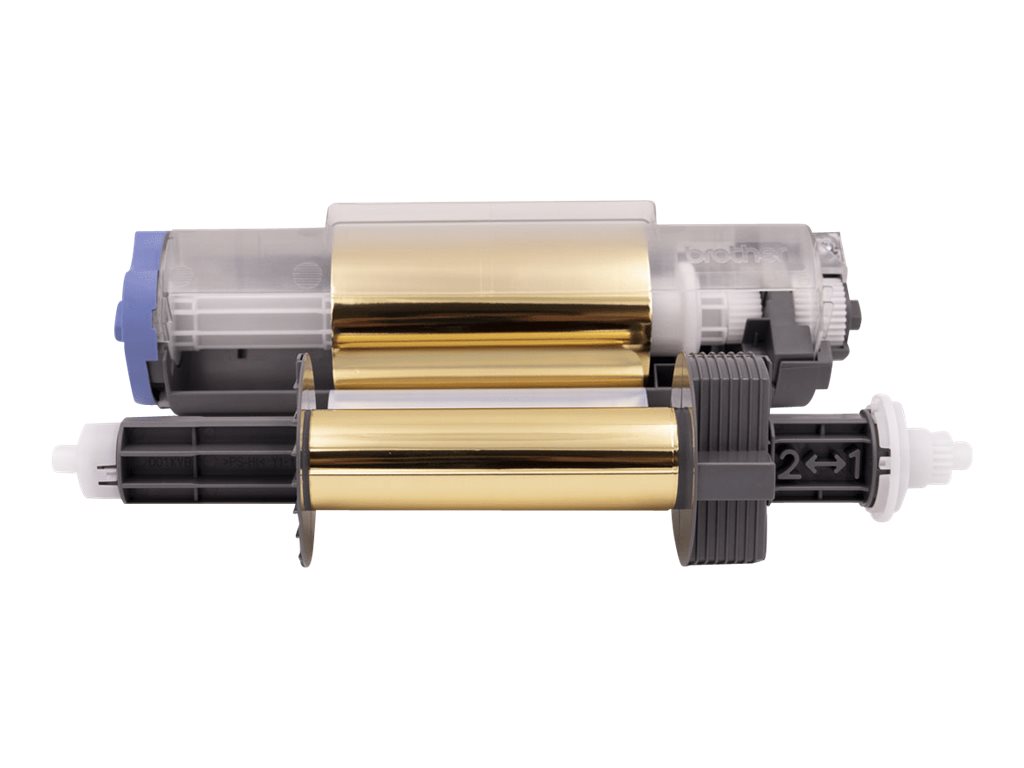 Brother - Folie - skinnende - guld - Rulle (22,3 cm x 120 m) 1 rulle(r) film - for Brother HAK-100
