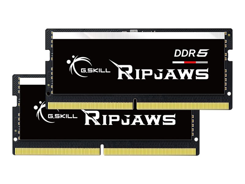 G.Skill Ripjaws SODIMM DDR5-5600 - 64GB - CL46 - Dual Channel (2 pcs) - Intel XMP - Sort