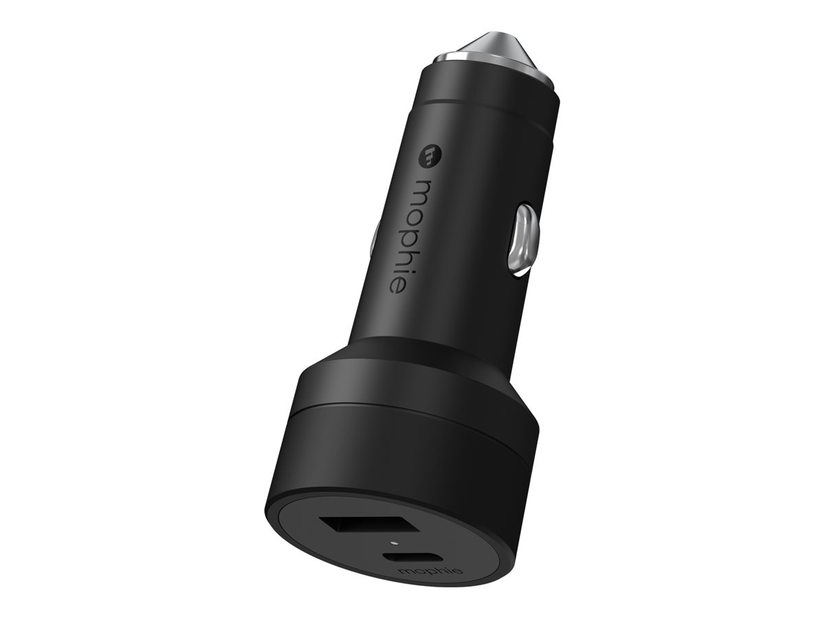 Mophie car power adapter - USB 24 pin USB-C - 42 Watt