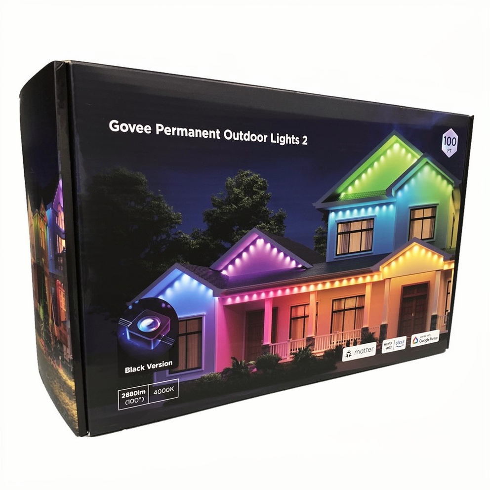 Govee Permanent Outdoor Lights 2, Bluetooth, WiFi, 30 meter