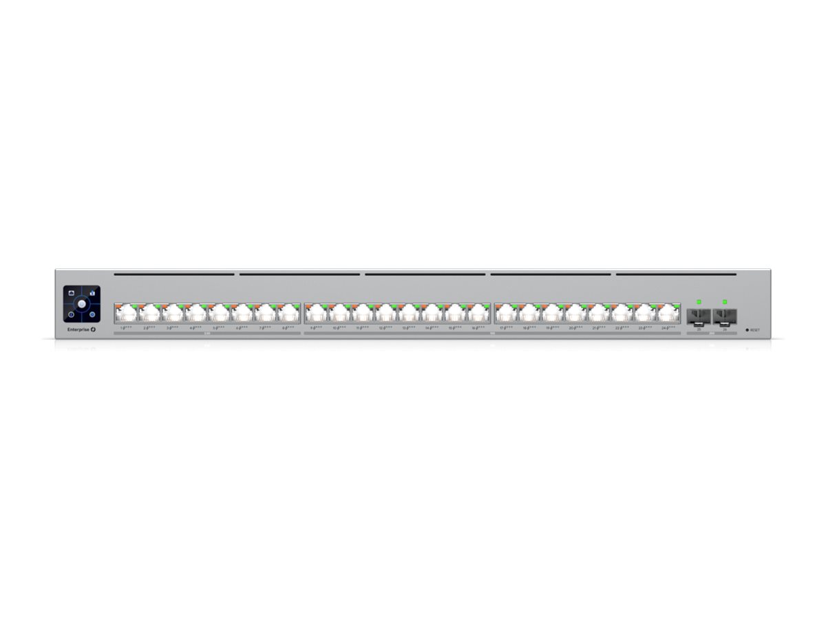 UBIQUITI ECS-24-POE (1050W) ENTERPRISE-GRADE 24-PORT, LAYER 3 ETHERLIGHTING POE+++ SWITCH, 10 GBE RJ45, 25G SFP28