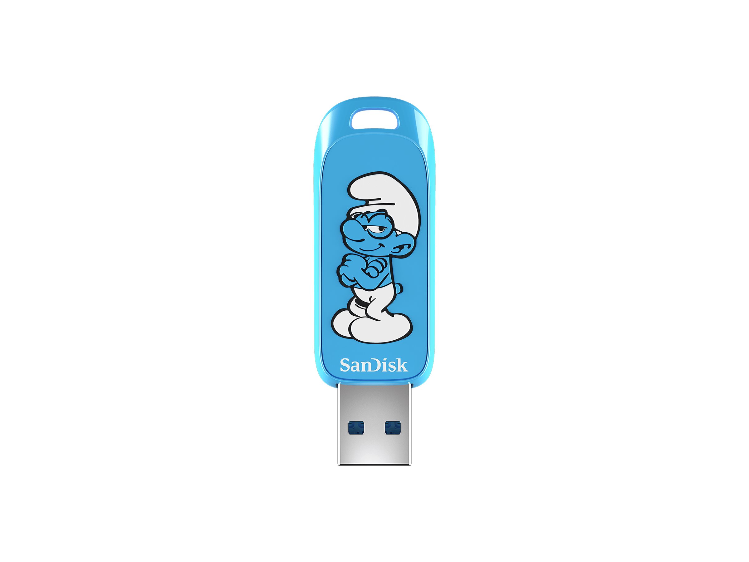 SANDISK Smølferne - Brillesmølf udgave - 64GB - USB Stick