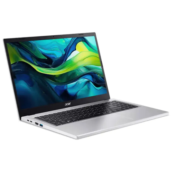 Acer Aspire Go 15 AG15-71P - Intel Core 7 - 150U / op til 5.4 GHz - Win 11 Home - Intel Graphics - 16 GB RAM - 512 GB SSD QLC, NVMe - 15.6 IPS 1920 x 1080 (Full HD) - Wi-Fi 6 - rent sølv - kbd: Nordisk
