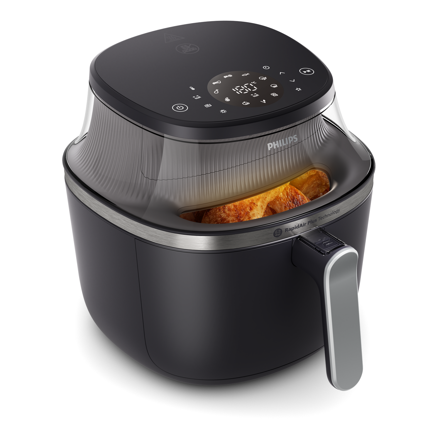 Philips 3000 series Airfryer 7,2 l, Varmluftsteger, 7,2 L, 1,4 kg, Rapid Air, 200 °C, Enkelt